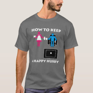 Happy Hubby Dark T-Shirt