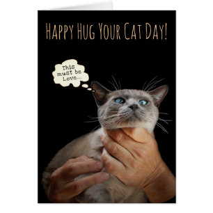 Happy Hug Your Cat Day (personnalisable)