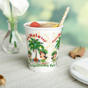 Happy Hula Days 3 Paper cup