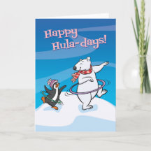 Happy Hula-Days (Blank Inside) Card