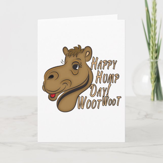 Happy Hump Day Woot Woot Card (Front)