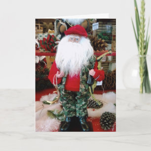 "HAPPY HUNTING SANTA" HOLIDAY CARD