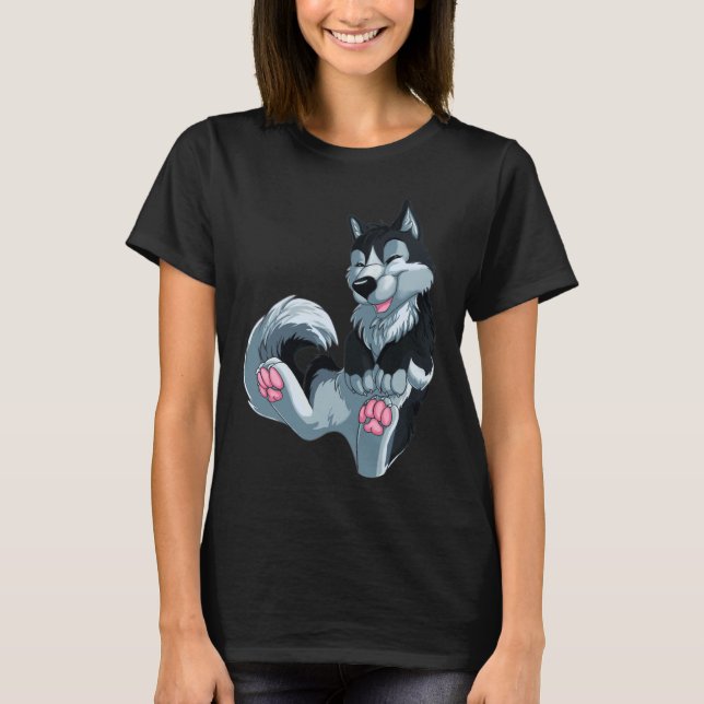 Happy Husky          T-Shirt (Front)