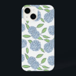 Happy Hydrangea Preppy Phone Case<br><div class="desc">Allow these hydrangea doodles to brighten your day!

Coordinating PopSocket available at my Zazzle shop!</div>