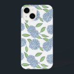 Happy Hydrangea Preppy Phone Case<br><div class="desc">Allow these hydrangea doodles to brighten your day!

Coordinating PopSocket available at my Zazzle shop!</div>
