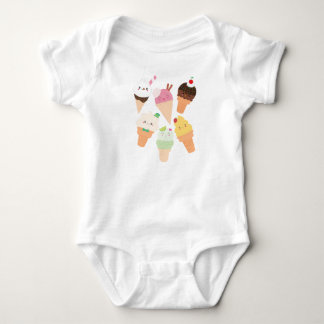 Happy Ice Creams Baby Bodysuit