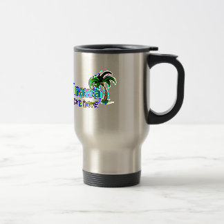 Happy in Okinawa - I was born here - Travel Mug