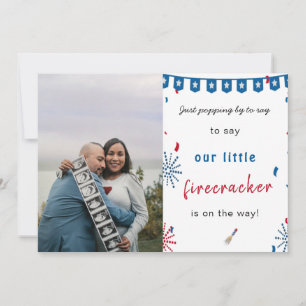 Happy independence 4th july baby pregnancy photo announcement