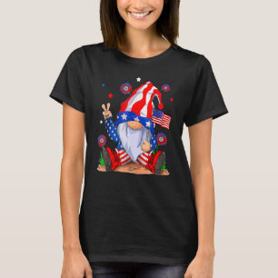 Happy Independence Day 4th Of July Gnome American T-Shirt