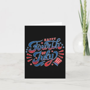 Happy Independence Day 4th Of July Kids Toddler  Card