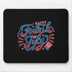 Happy Independence Day 4th Of July Kids Toddler Mouse Pad