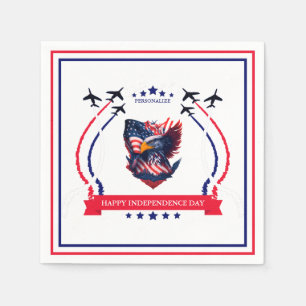 Happy Independence Day Celebration Party Supplies Napkin