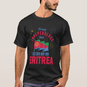 Happy Independence Day Eritrea, Eritrean Flag T-Shirt