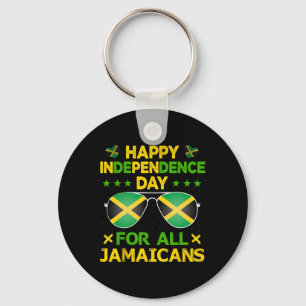 Happy Independence Day For All Jamaicans Sungles Keychain