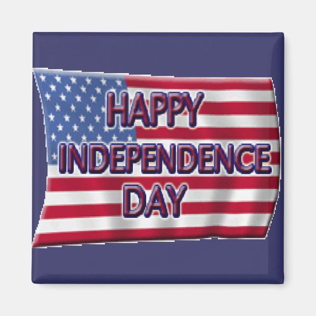 Happy Independence Day Magnet (Front)