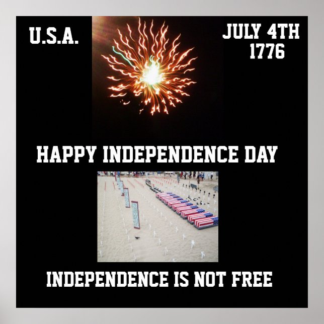 HAPPY INDEPENDENCE DAY poster (Front)