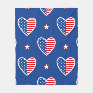 Happy independence day United States of America! 4 Fleece Blanket