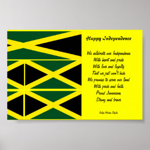 Happy independence jamaica posters