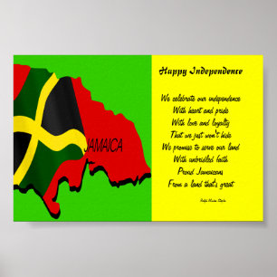 Happy independence jamaica posters