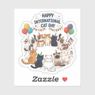 Happy International Cat Day – Cute Celebration