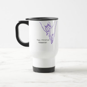 Happy International Friendship Day Celebration Travel Mug