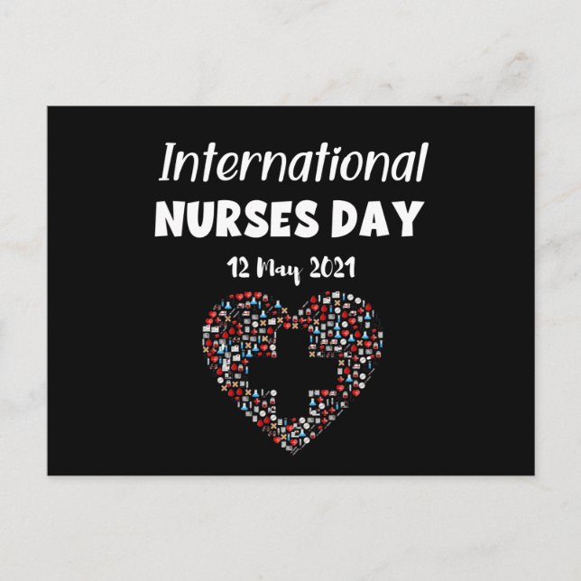 Happy International Nurses Day - 12 May 2021 Postcard (Front)