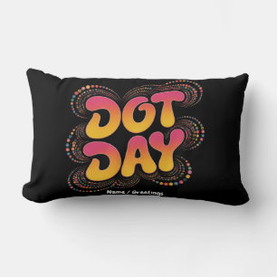 Happy International Polka Dot Day Women Girls Kids Lumbar Pillow