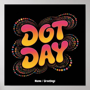 Happy International Polka Dot Day Women Girls Kids Poster
