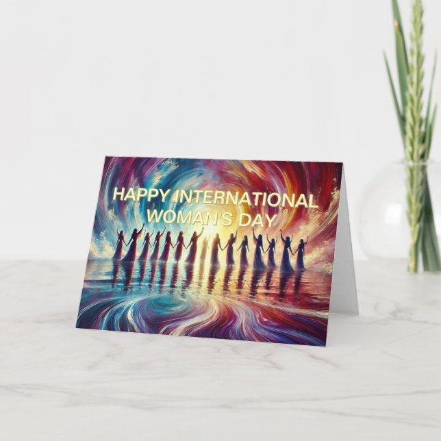 Happy International Woman's Day Card (Front)