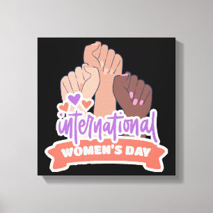 Happy International Women’s Day Canvas Print