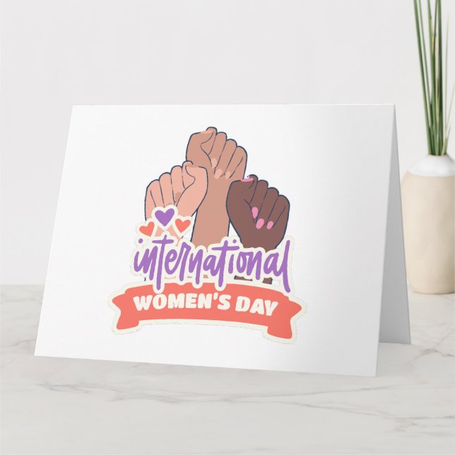 Happy International Women’s Day Card (Front)