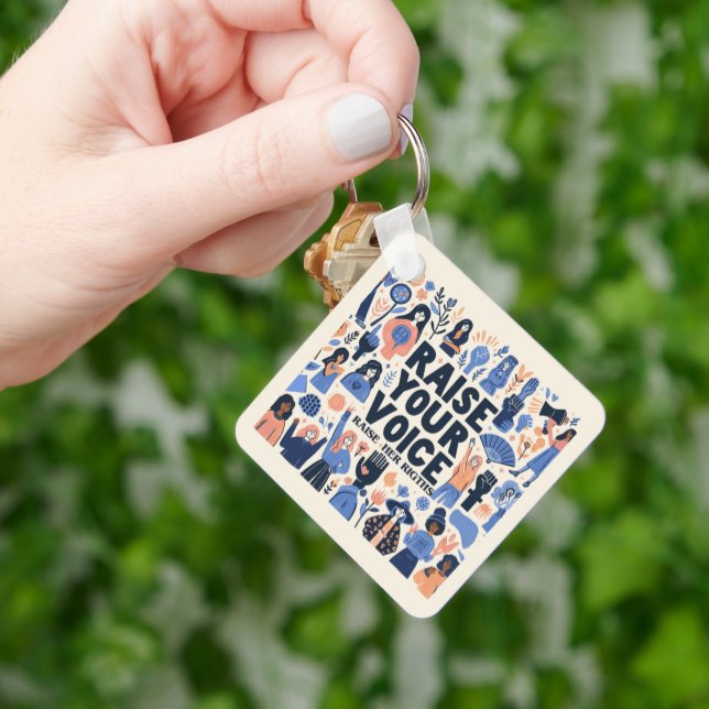 happy international women's day keychain (Hand)
