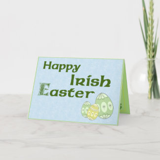 Happy Irish Easter Greeting Card