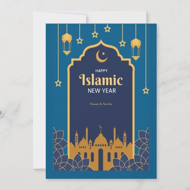Happy Islamic New Year Card (Front)