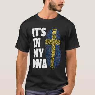 Happy It's In My DNA Sweden Flag Swedish T-Shirt