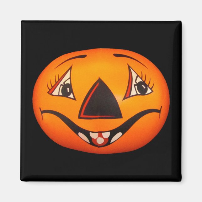 Happy Jack O’ Lantern Halloween Magnet (Front)