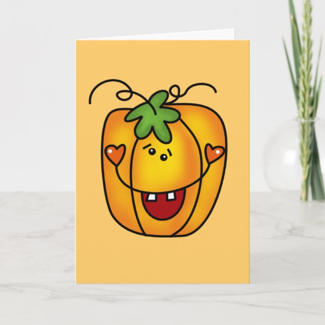 Happy Jack O Lantern Tshirts and Gifts Card (Front)