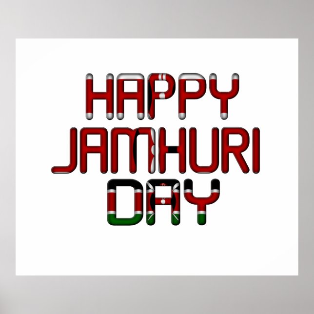 Happy Jamhuri Day Poster (Front)