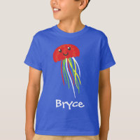 Happy Jellyfish Personalized T-shirt