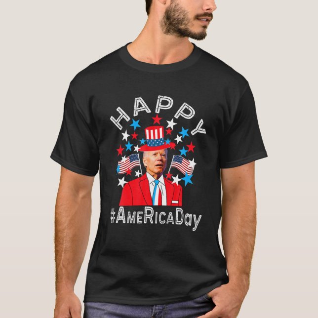 Happy Joe Biden 4Th Of July Memorial Independence T-Shirt (Front)