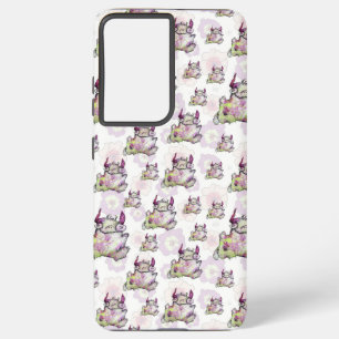 Happy jogging magical monster creature samsung galaxy case