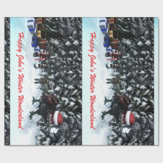 Happy John's Winter Wonderland Gift Paper
