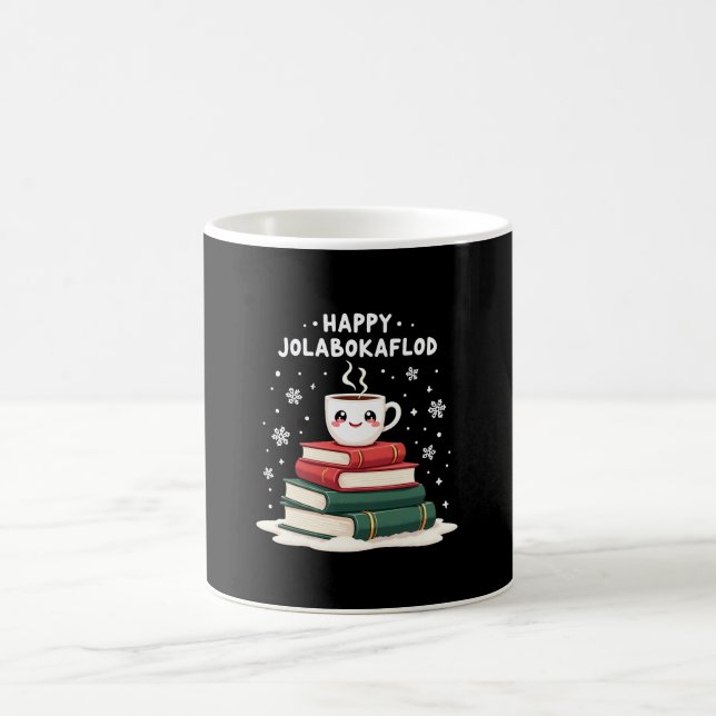 Happy Jolabokaflod Family Celebration Gift Coffee Mug (Center)