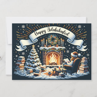 Happy Jolabokaflod Holiday Card