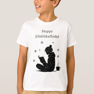Happy Jolabokaflod – Icelandic Book Flood Gift T-Shirt