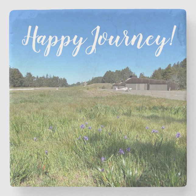 Happy Journey! Stone Coaster (Front)