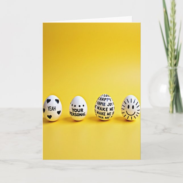 Happy Joy Yeah Personal Card (Front)