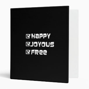 Happy Joyous Free Binder