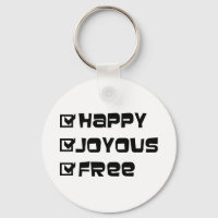 Happy Joyous Free Slogan Quote Fun Text Graphic