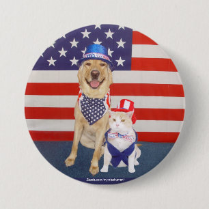Happy July 4th!! 3 Inch Round Button